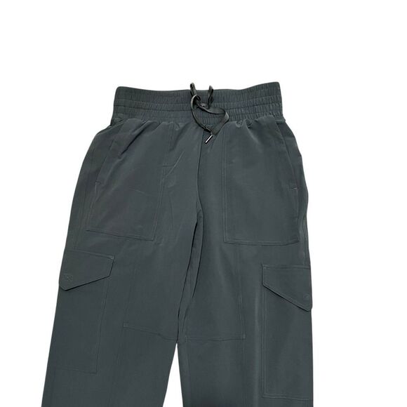 Spanx Out of Office Cargo Jogger Pants Gray M Petite - Picture 4 of 8